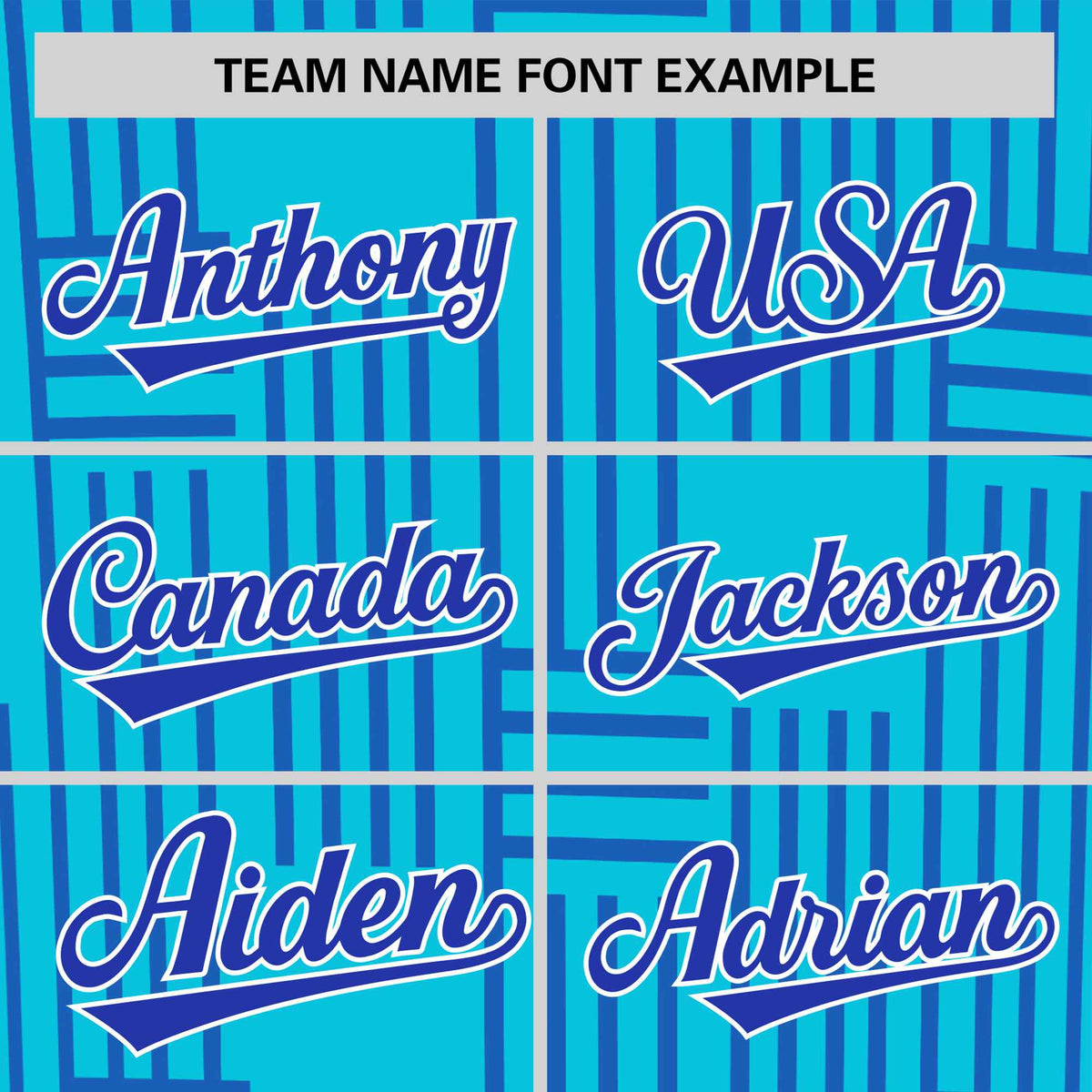 Custom Sky Blue-Royal Blue Personalized Line Pattern Performance T-Shirt