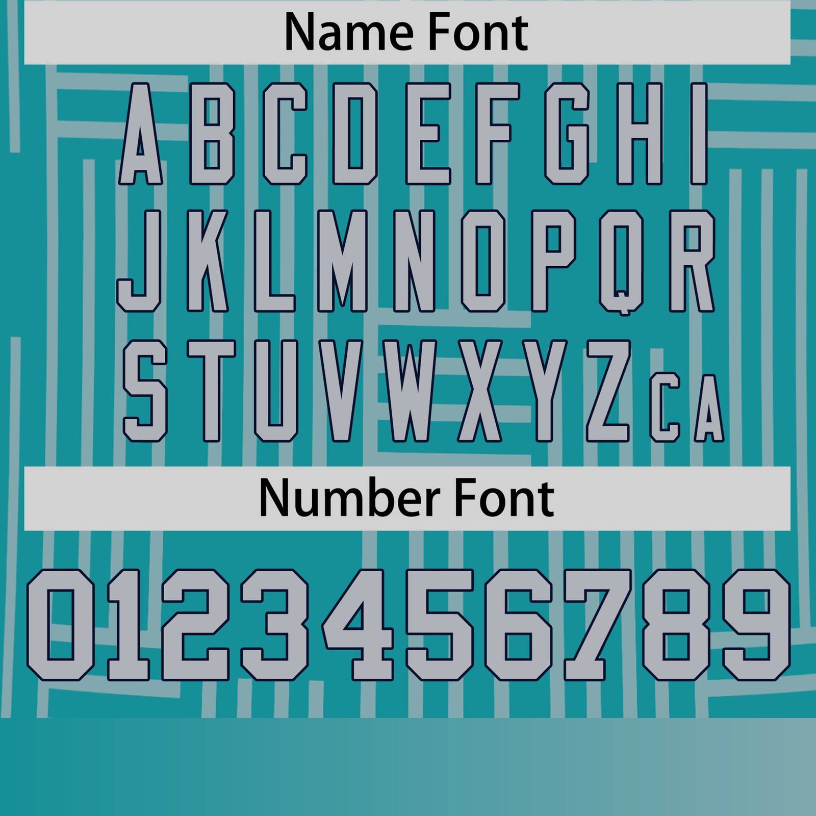 Custom Aqua Gray Personalized Line Pattern Performance T-Shirt