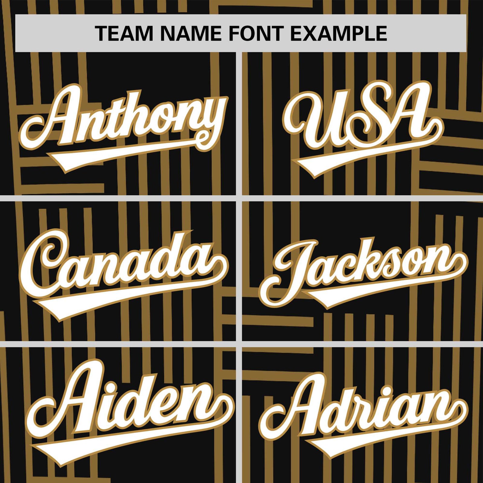 Custom Black Gold Personalized Line Pattern Performance T-Shirt