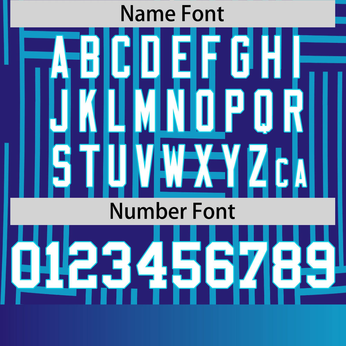 Custom Purple-Sky Blue Personalized Line Pattern Performance T-Shirt