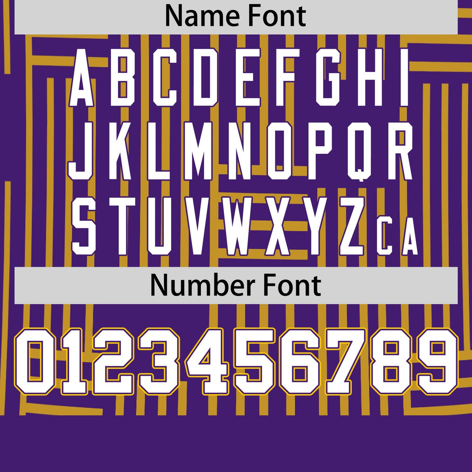 Custom Purple Gold 01 Personalized Line Pattern Performance T-Shirt