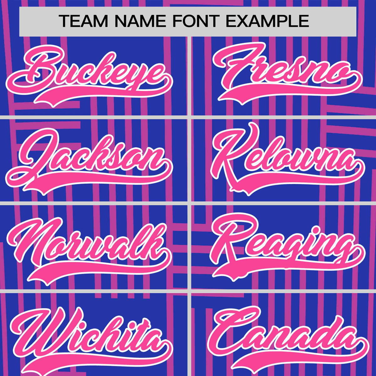 Custom Royal Blue-Pink Personalized Line Pattern Performance T-Shirt