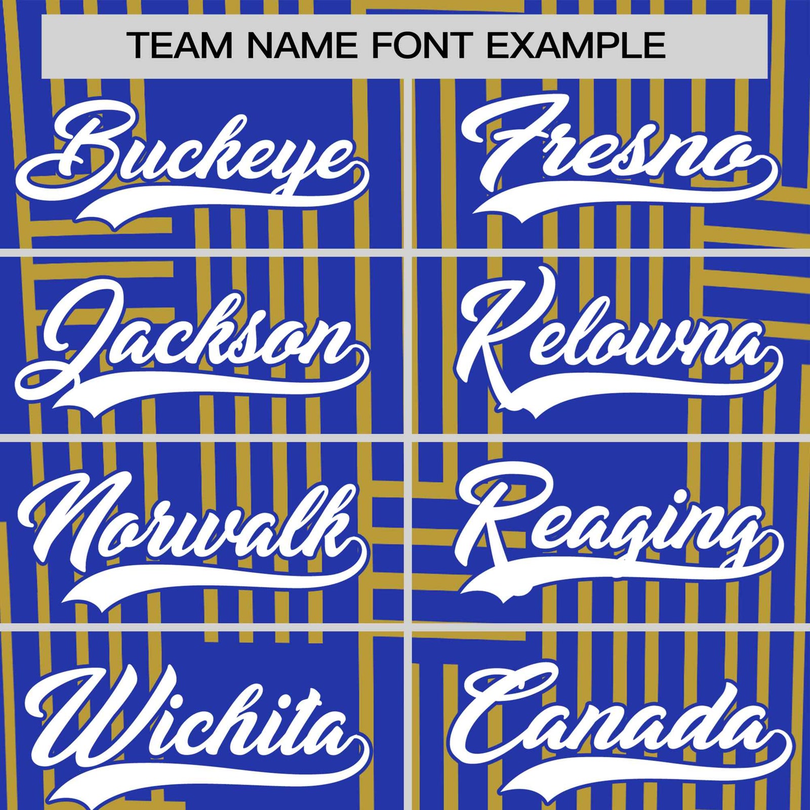 Custom Royal Blue-Gold 01 Personalized Line Pattern Performance T-Shirt
