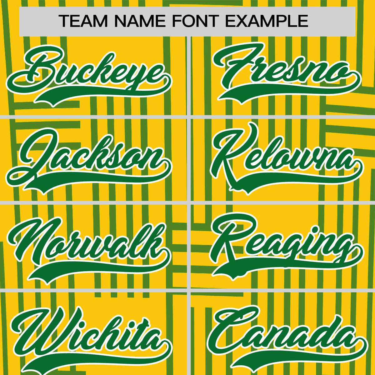 Custom Gold 01-Kelly Green Personalized Line Pattern Performance T-Shirt