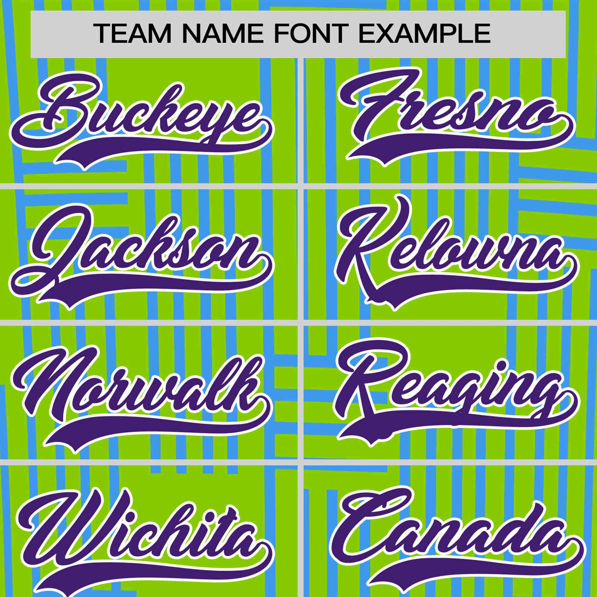 Custom Neon Green-Powder Blue Personalized Line Pattern Performance T-Shirt