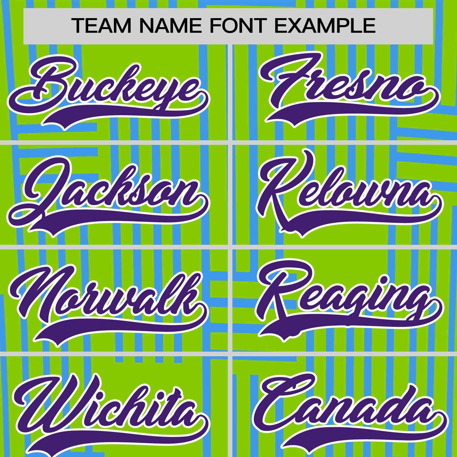 Custom Neon Green-Powder Blue Personalized Line Pattern Performance T-Shirt