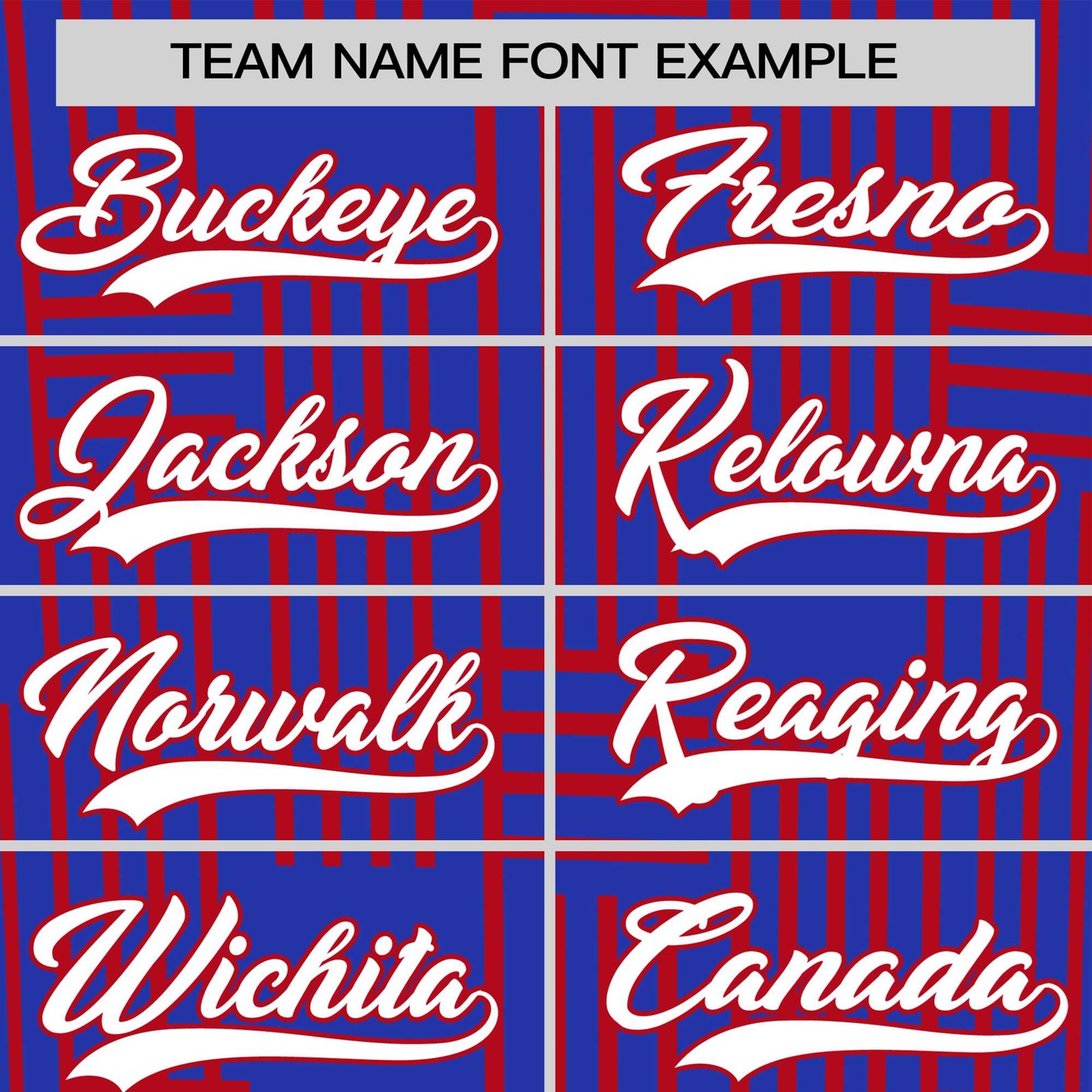 Custom Royal Blue-Red Personalized Line Pattern Performance T-Shirt