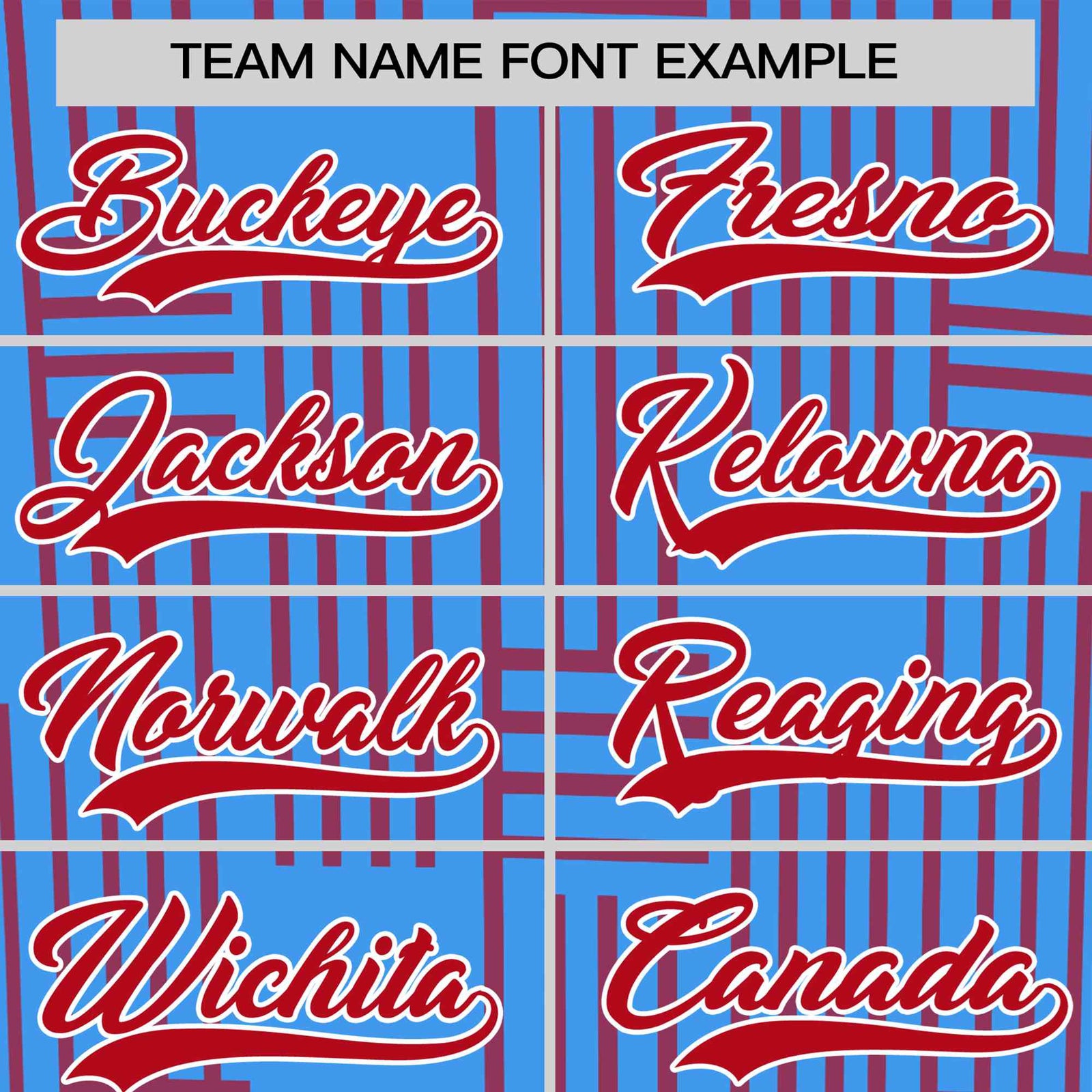 Custom Powder Blue-Red Personalized Line Pattern Performance T-Shirt
