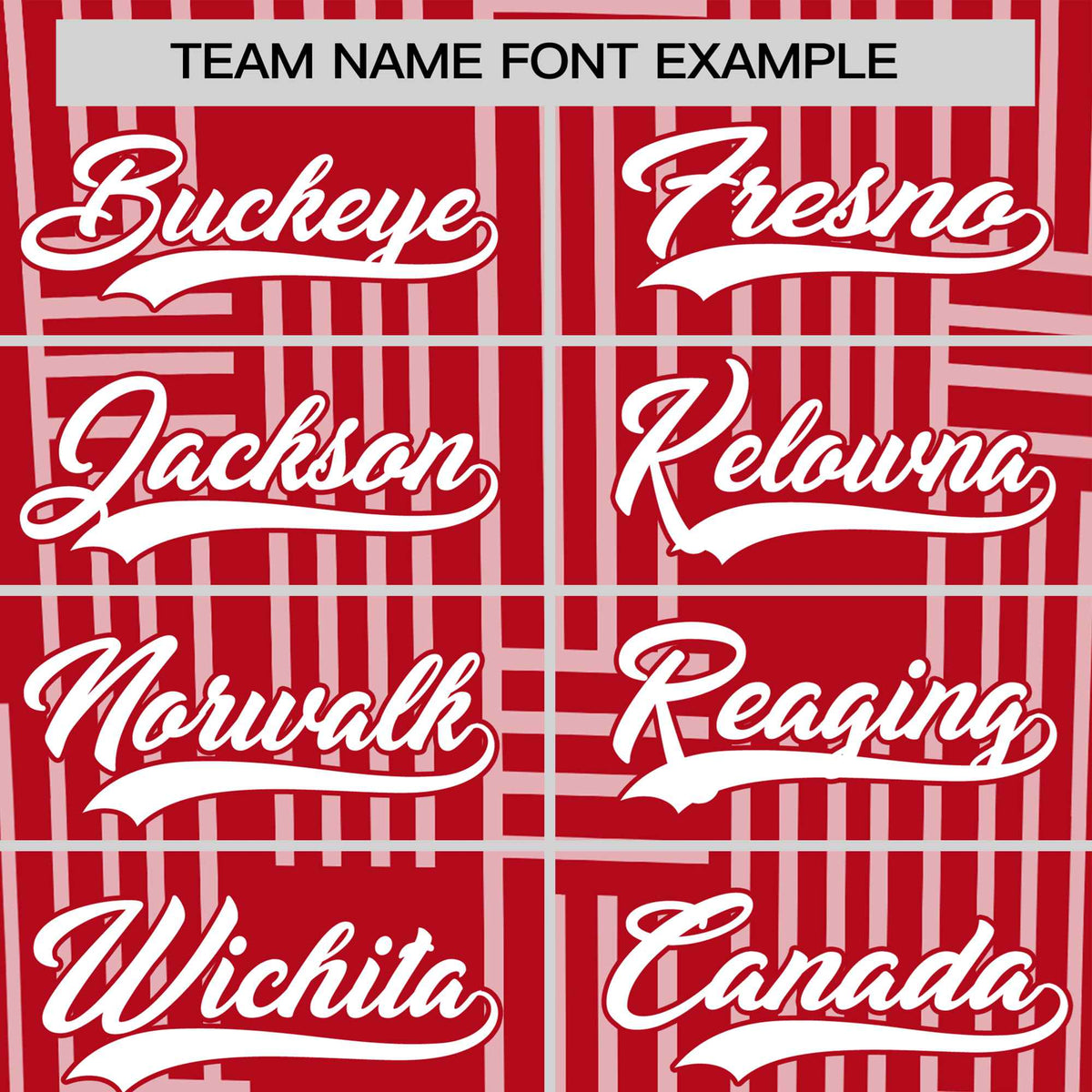 Custom Red White Personalized Line Pattern Performance T-Shirt