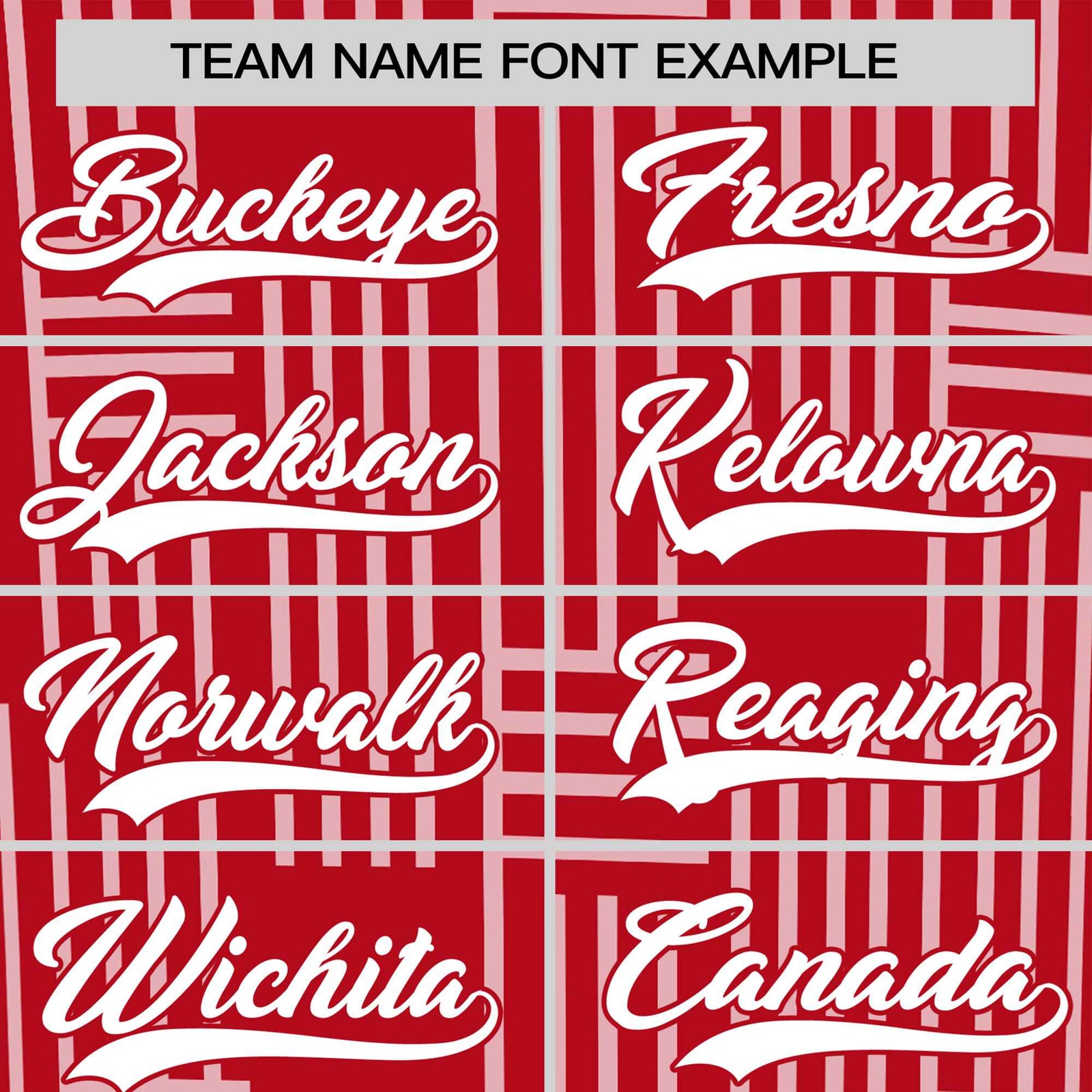 Custom Red White Personalized Line Pattern Performance T-Shirt