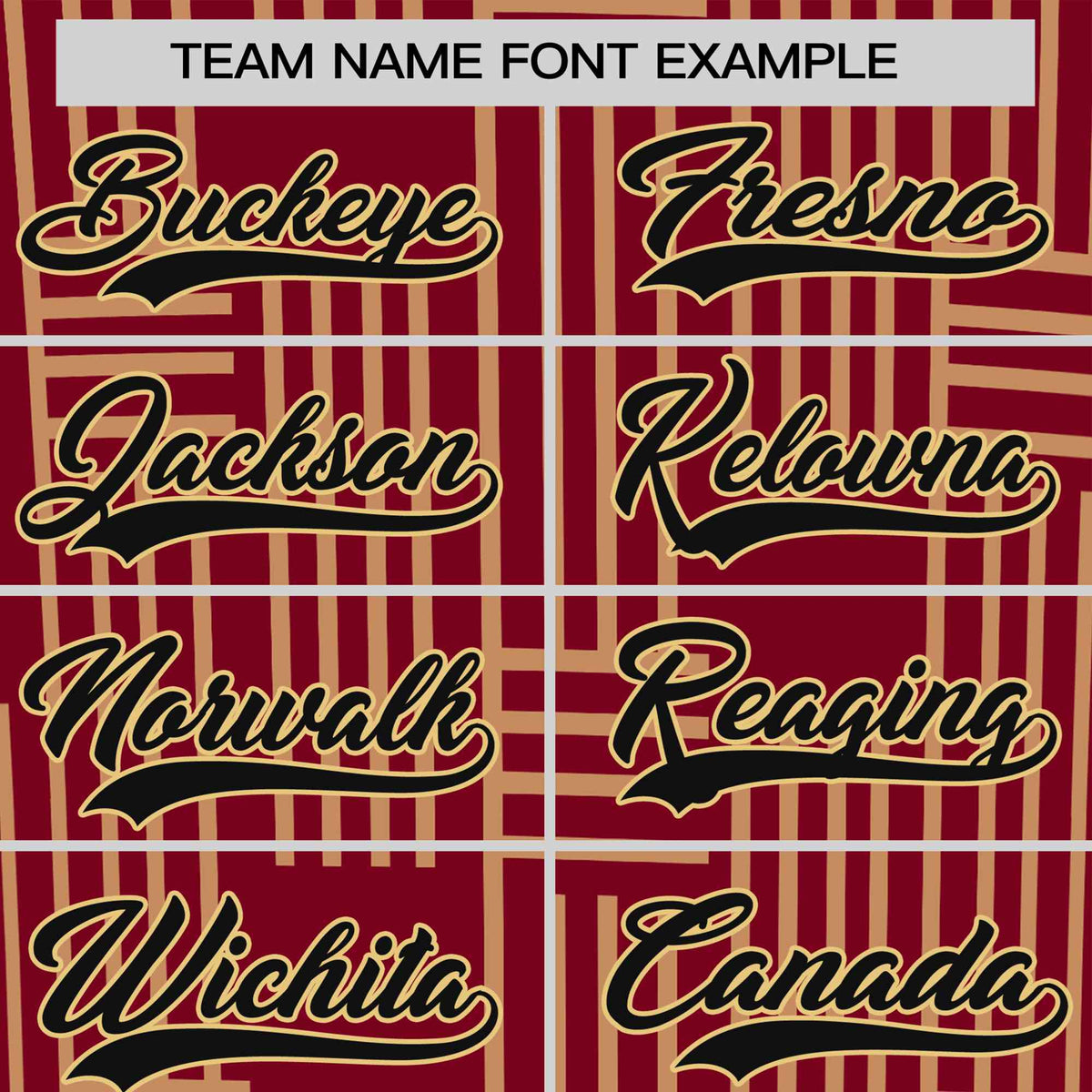 Custom Crimson Khaki Personalized Line Pattern Performance T-Shirt