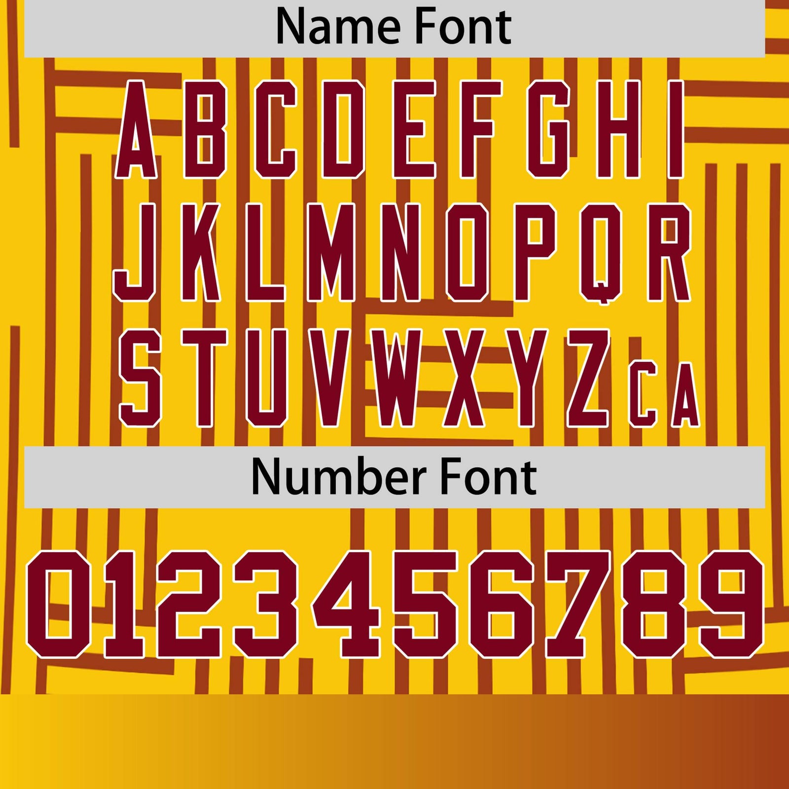 Custom Gold 01 Crimson Personalized Line Pattern Performance T-Shirt