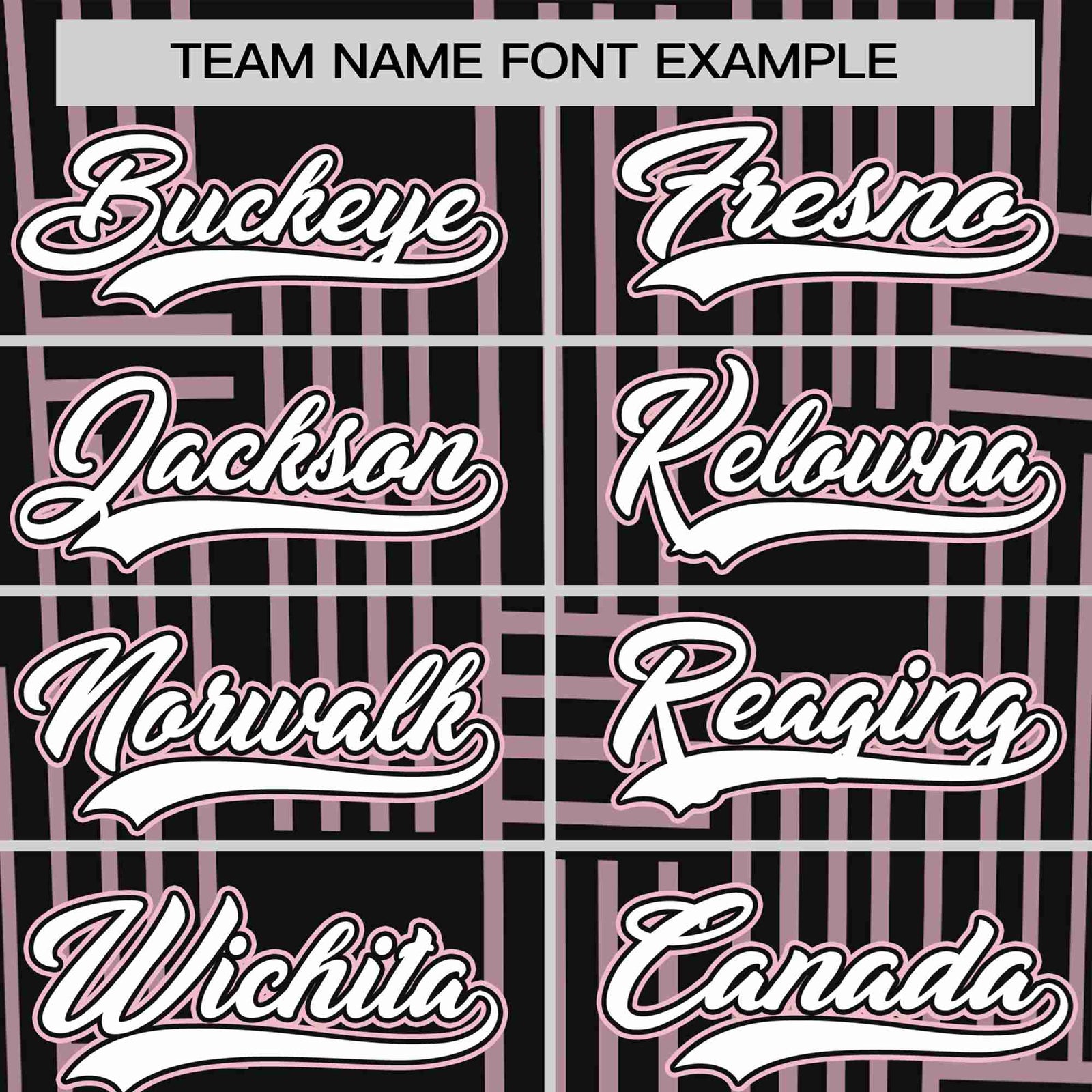 Custom Black-Light Pink Personalized Line Pattern Performance T-Shirt