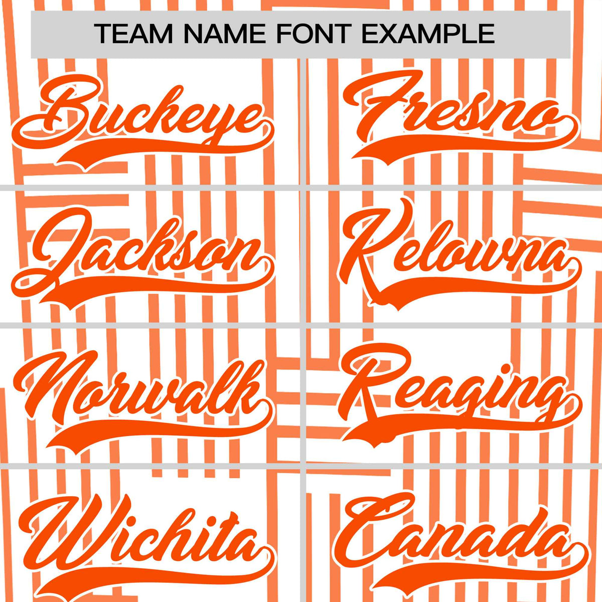 Custom White Orange Personalized Line Pattern Performance T-Shirt