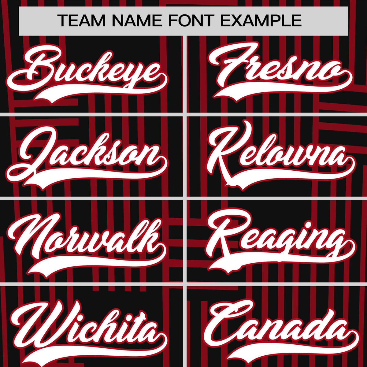 Custom Black Red Personalized Line Pattern Performance T-Shirt