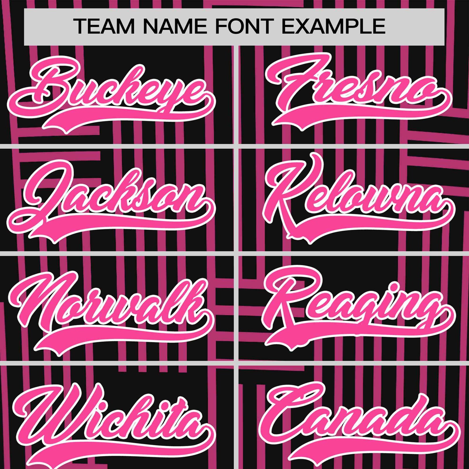 Custom Black Pink Personalized Line Pattern Performance T-Shirt