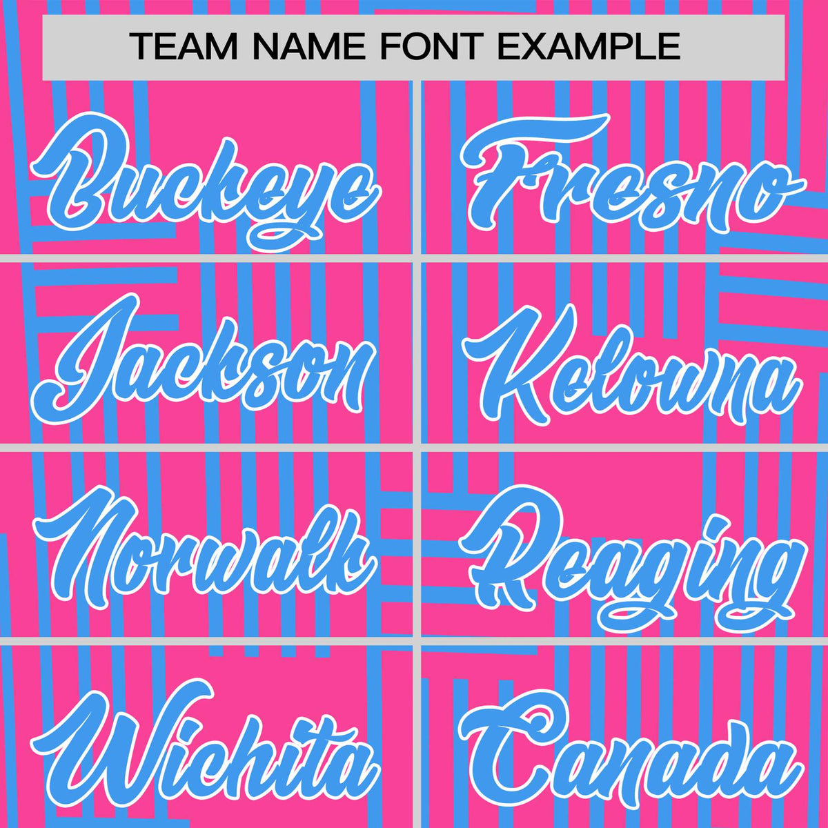 Custom Pink-Powder Blue Personalized Line Pattern Performance T-Shirt
