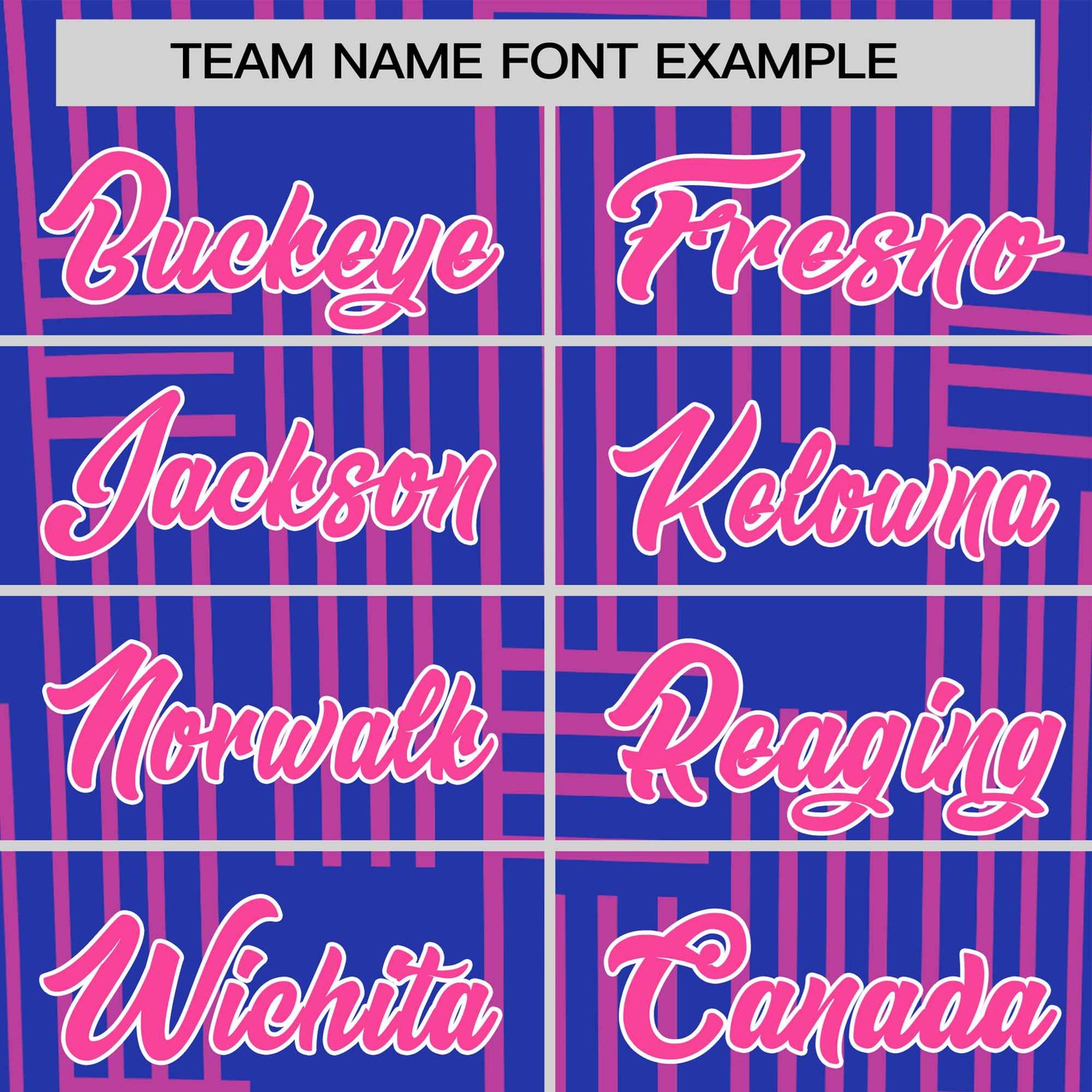 Custom Royal Blue-Pink Personalized Line Pattern Performance T-Shirt