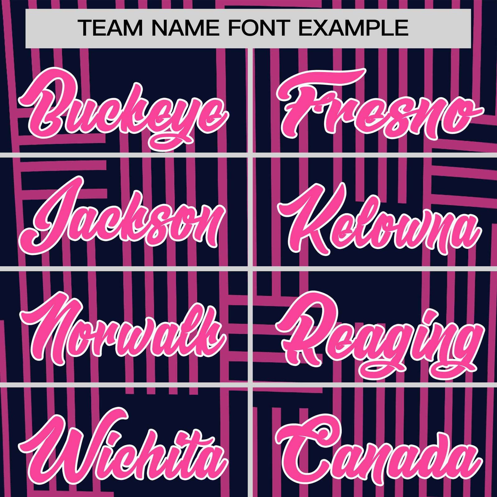 Custom Navy Pink Personalized Line Pattern Performance T-Shirt