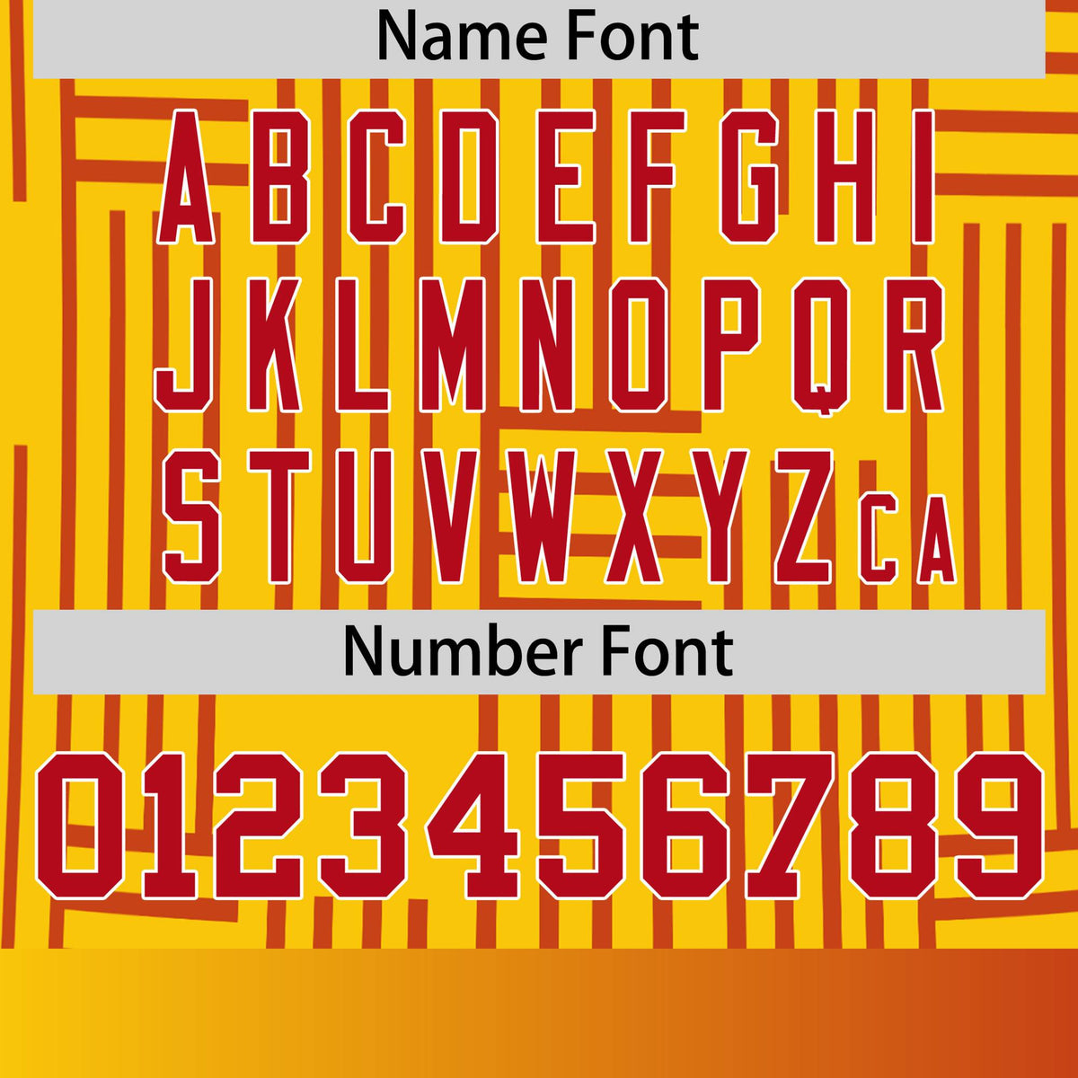 Custom Gold 01-Red Personalized Line Pattern Performance T-Shirt