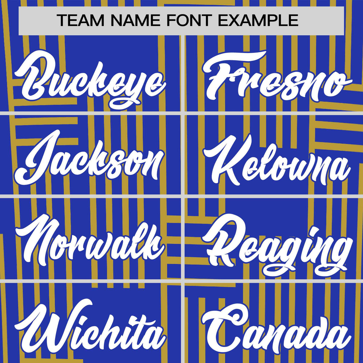 Custom Royal Blue-Gold 01 Personalized Line Pattern Performance T-Shirt
