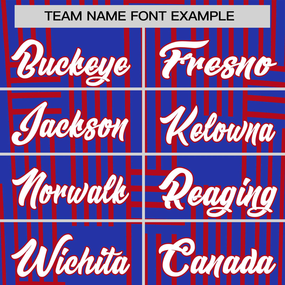 Custom Royal Blue-Red Personalized Line Pattern Performance T-Shirt