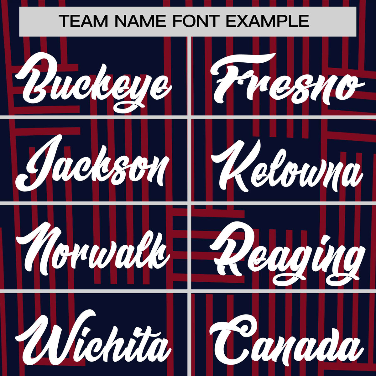 Custom Navy Red Personalized Line Pattern Performance T-Shirt
