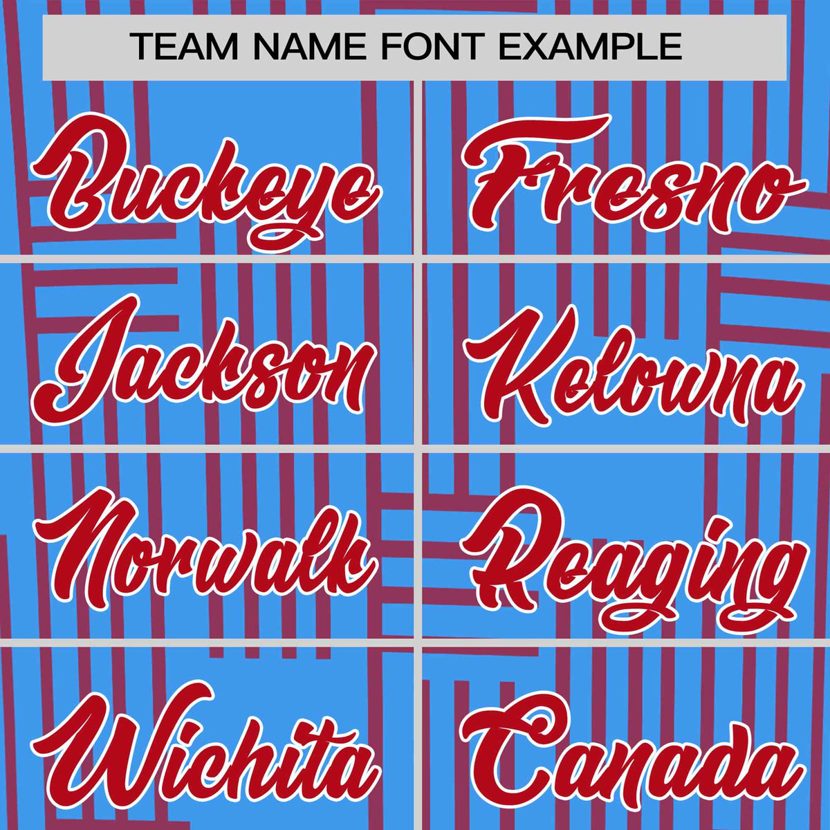 Custom Powder Blue-Red Personalized Line Pattern Performance T-Shirt