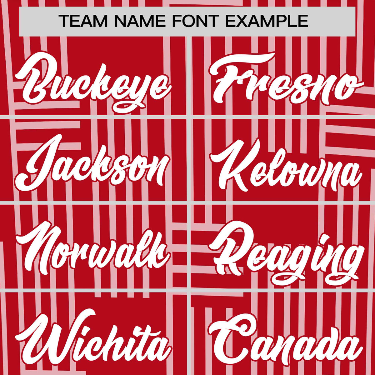 Custom Red White Personalized Line Pattern Performance T-Shirt