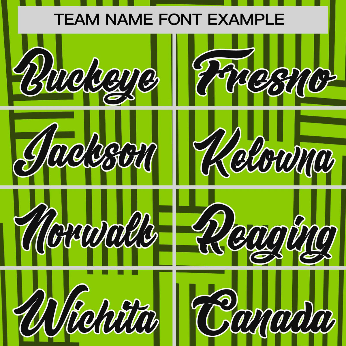 Custom Neon Green-Black Personalized Line Pattern Performance T-Shirt