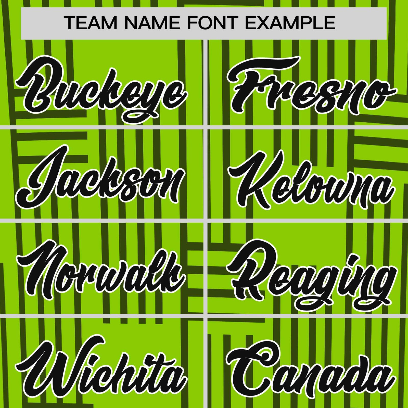 Custom Neon Green-Black Personalized Line Pattern Performance T-Shirt