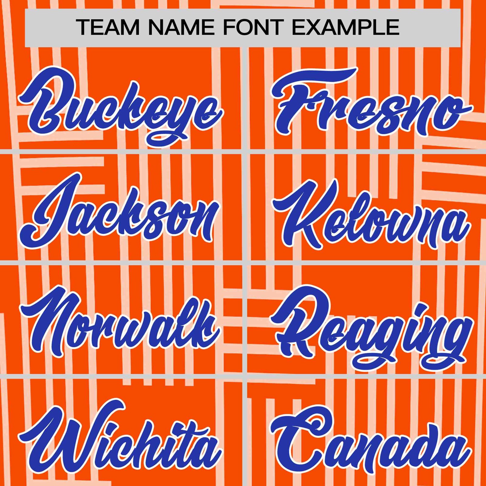 Custom Orange White Personalized Line Pattern Performance T-Shirt