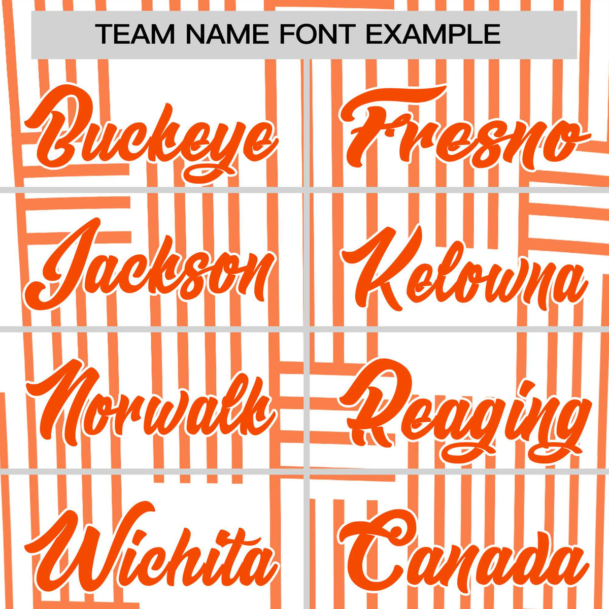 Custom White Orange Personalized Line Pattern Performance T-Shirt