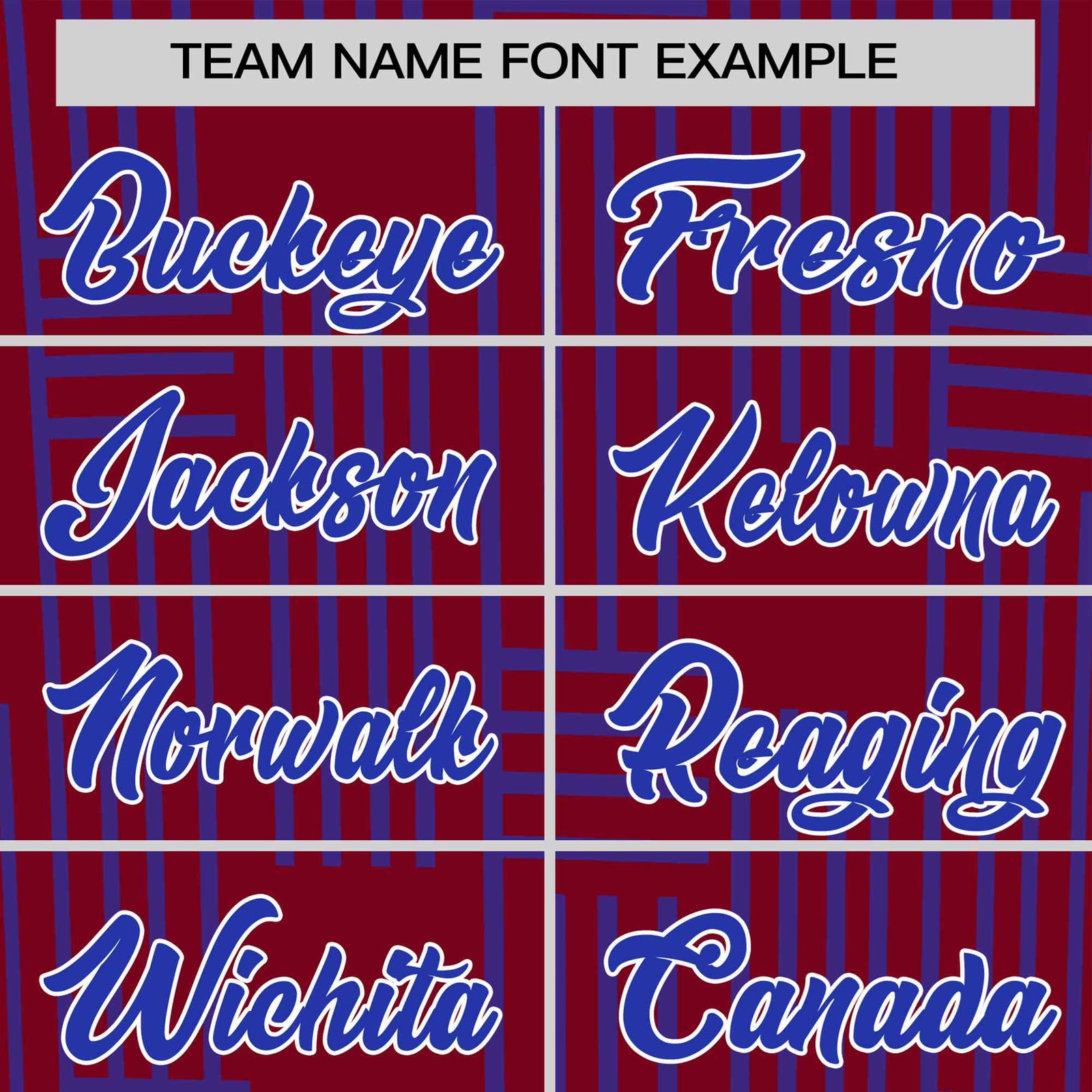 Custom Crimson-Royal Blue Personalized Line Pattern Performance T-Shirt