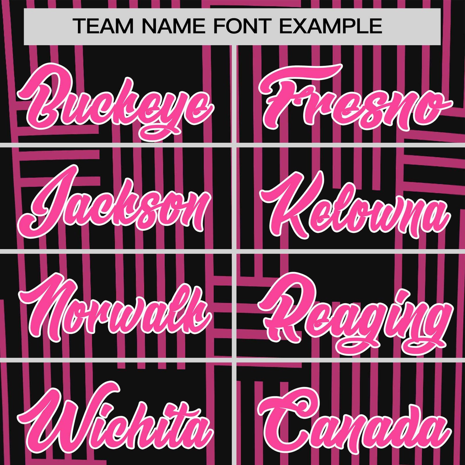 Custom Black Pink Personalized Line Pattern Performance T-Shirt