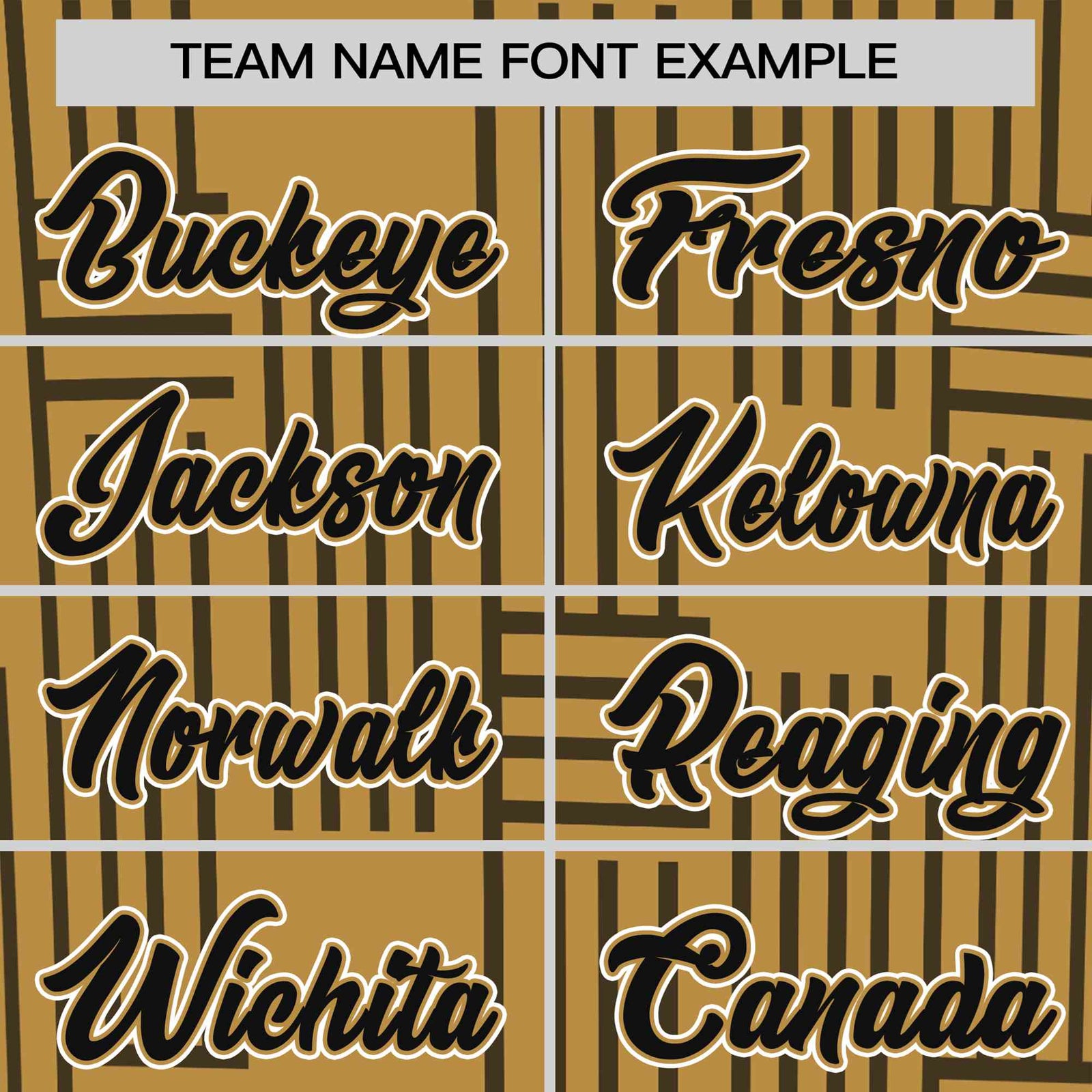 Custom Gold Black Personalized Line Pattern Performance T-Shirt