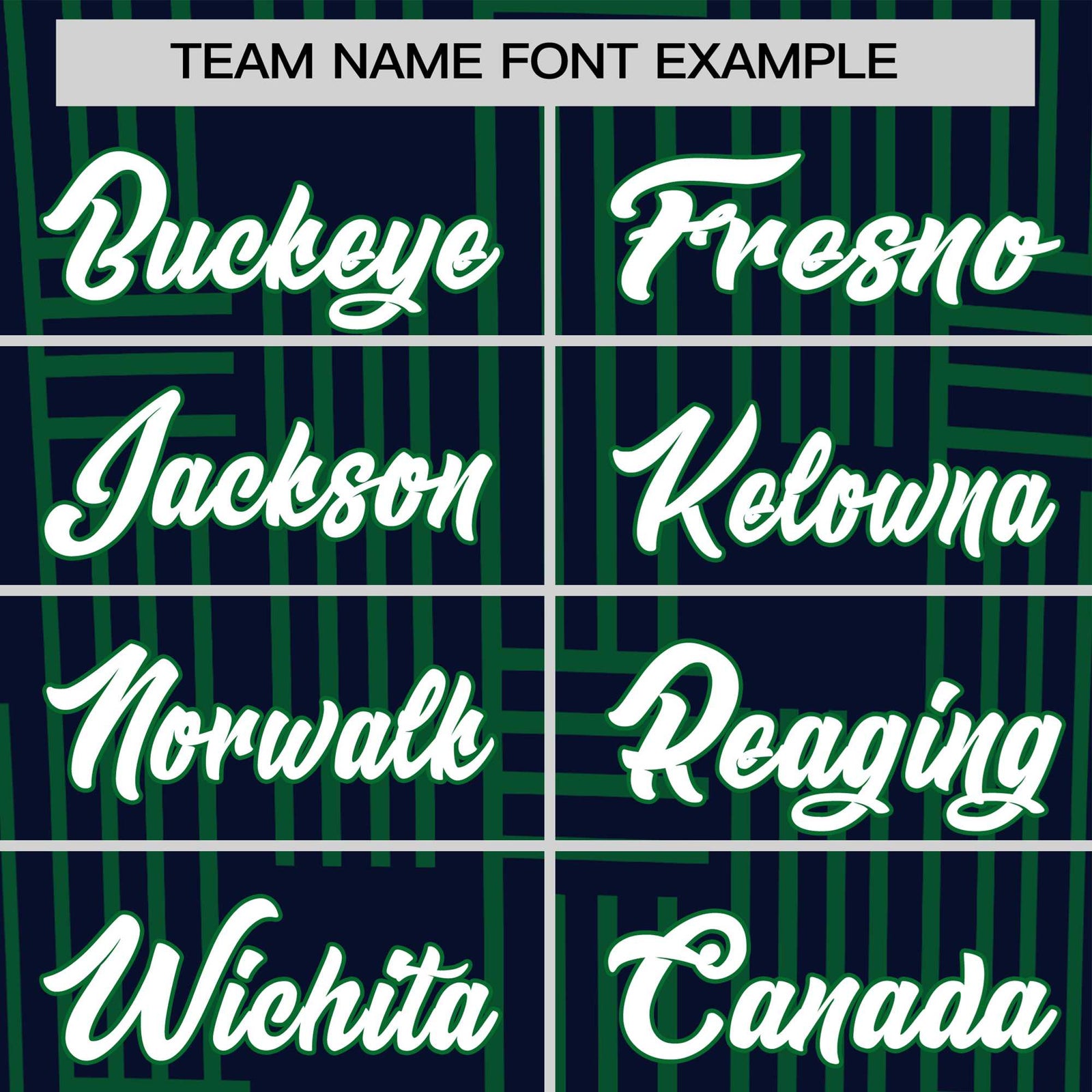 Custom Navy-Kelly Green Personalized Line Pattern Performance T-Shirt