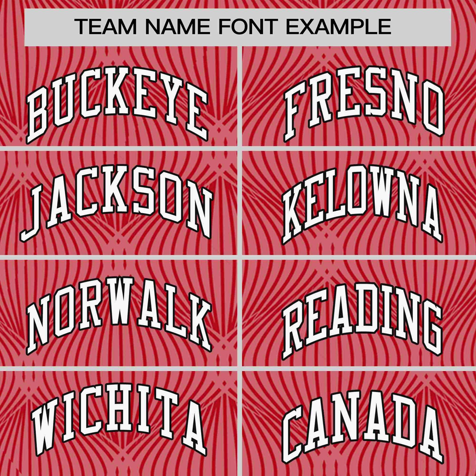 Custom Red Personalized Line Pattern Performance T-Shirt