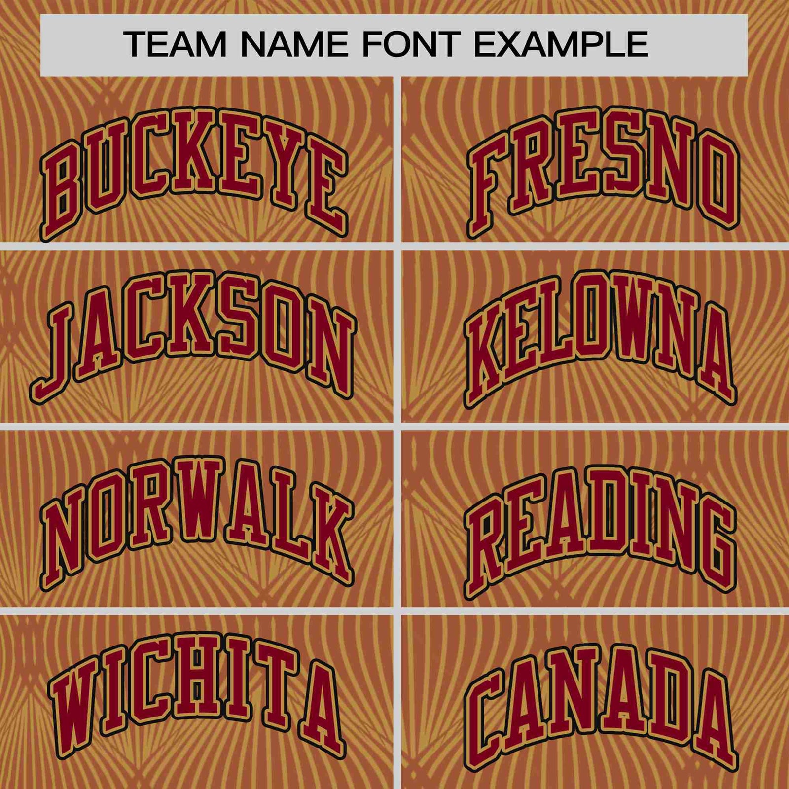 Custom Gold Personalized Line Pattern Performance T-Shirt