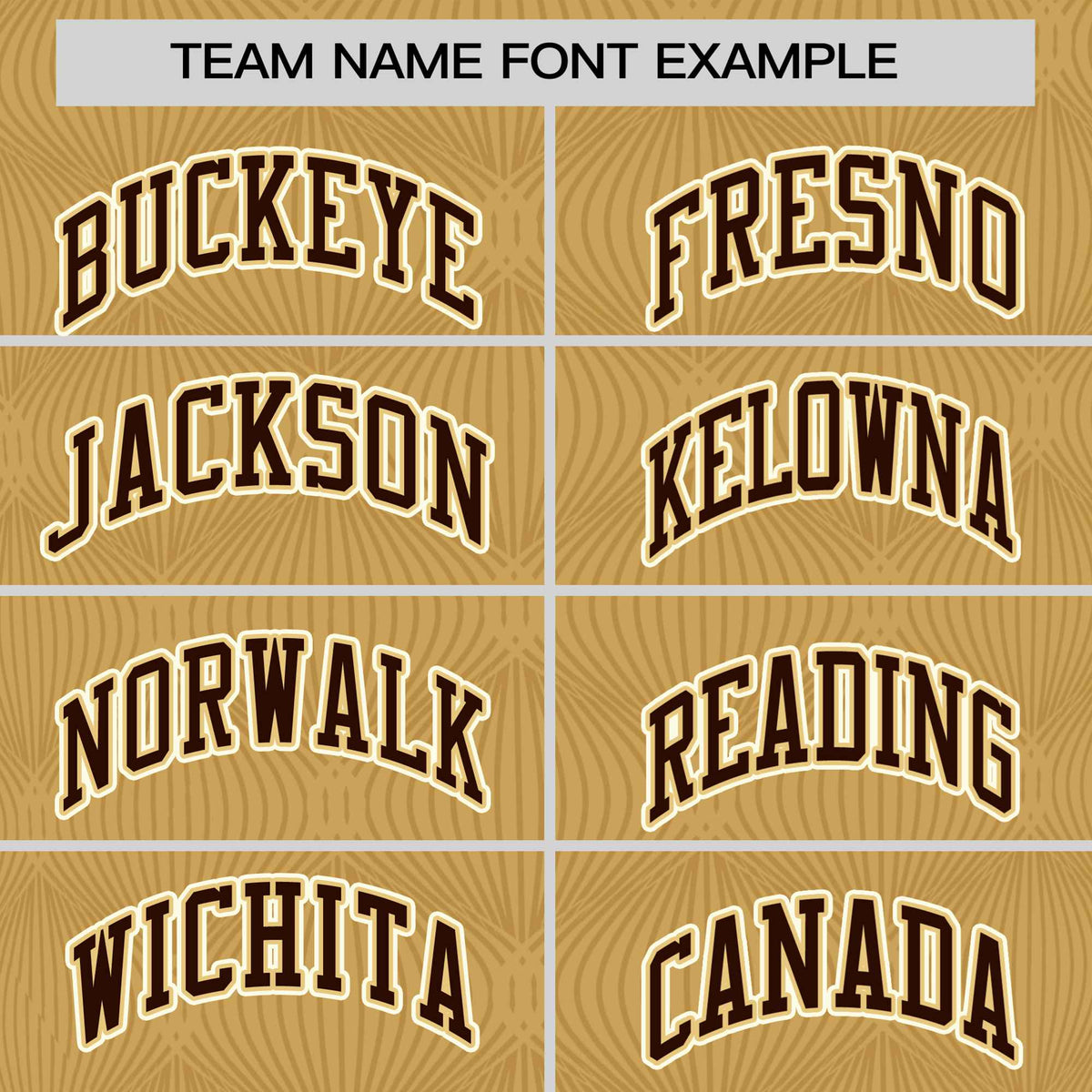 Custom Old Gold Personalized Line Pattern Performance T-Shirt