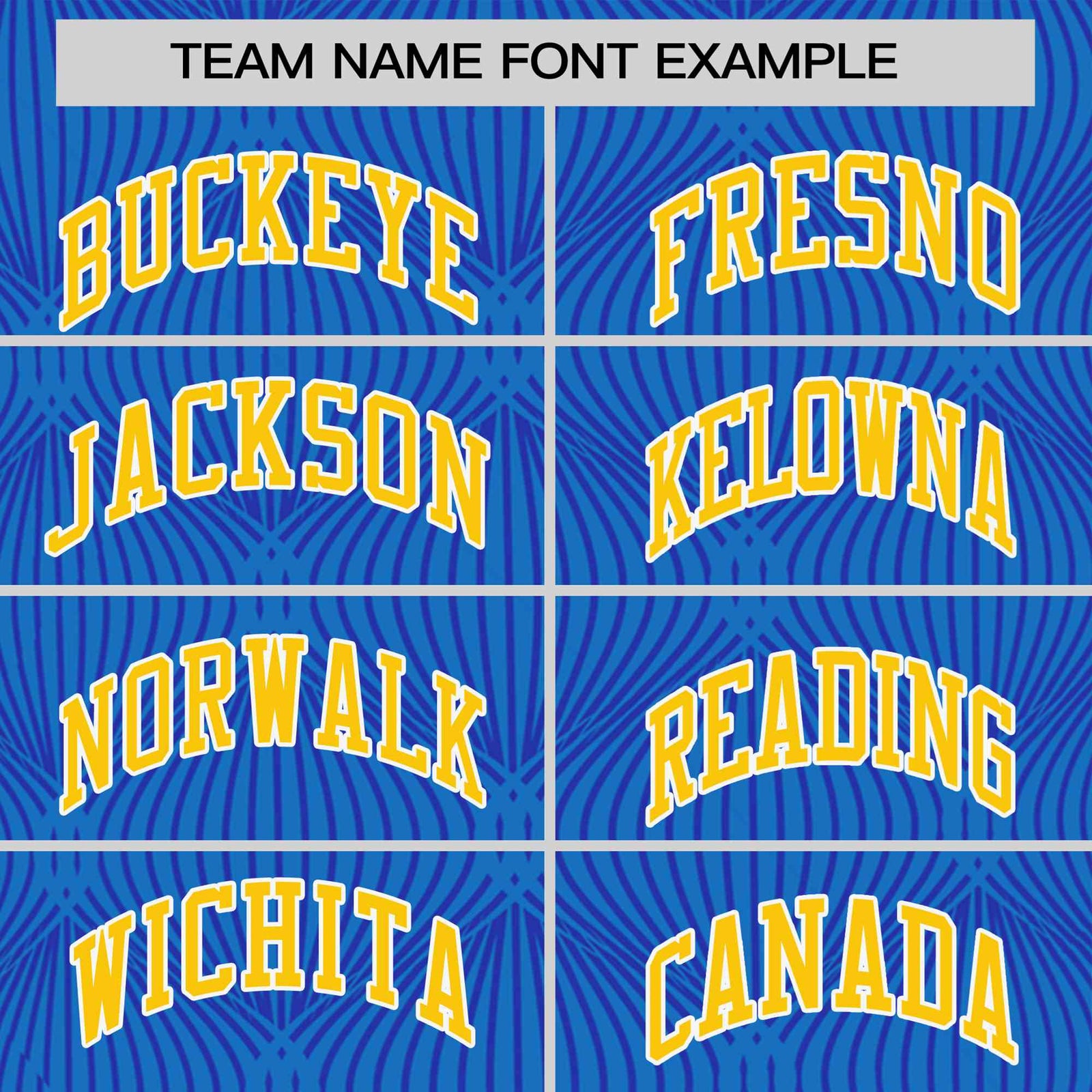 Custom Royal Blue Personalized Line Pattern Performance T-Shirt