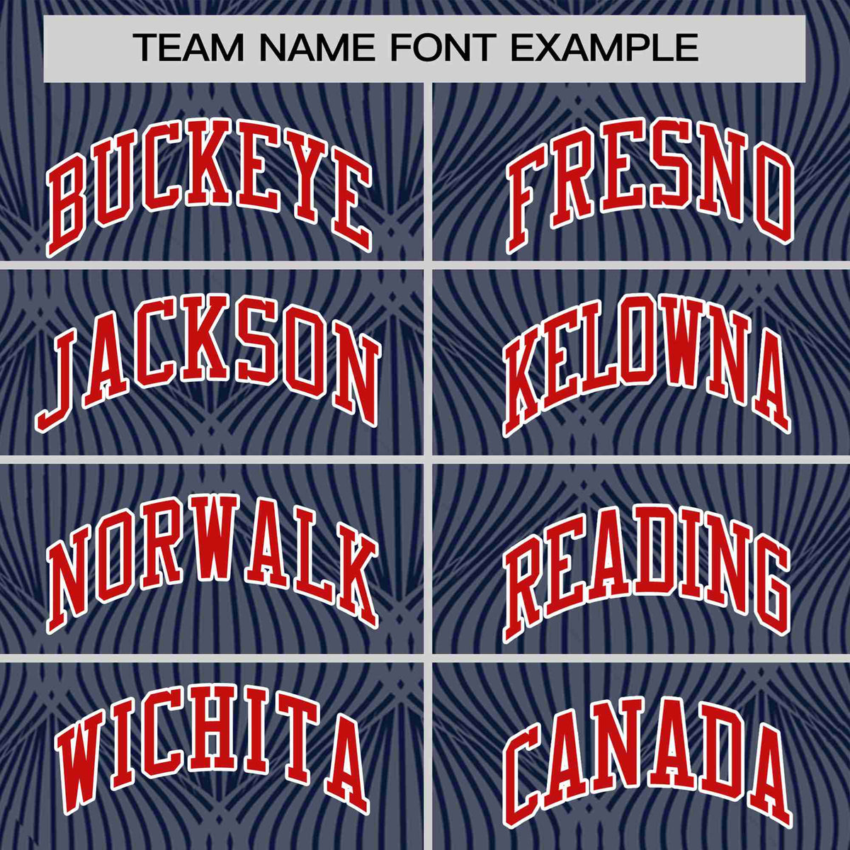 Custom Navy Personalized Line Pattern Performance T-Shirt
