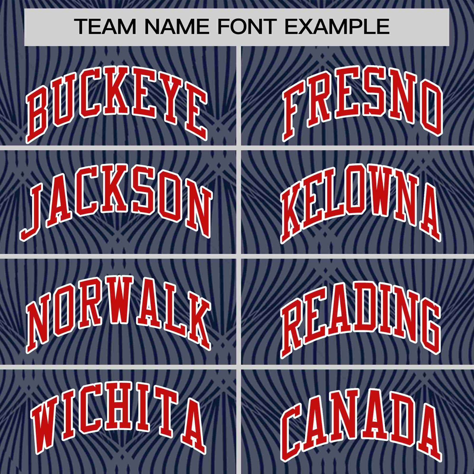 Custom Navy Personalized Line Pattern Performance T-Shirt