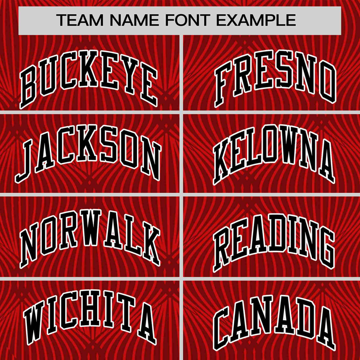 Custom Red Personalized Line Pattern Performance T-Shirt