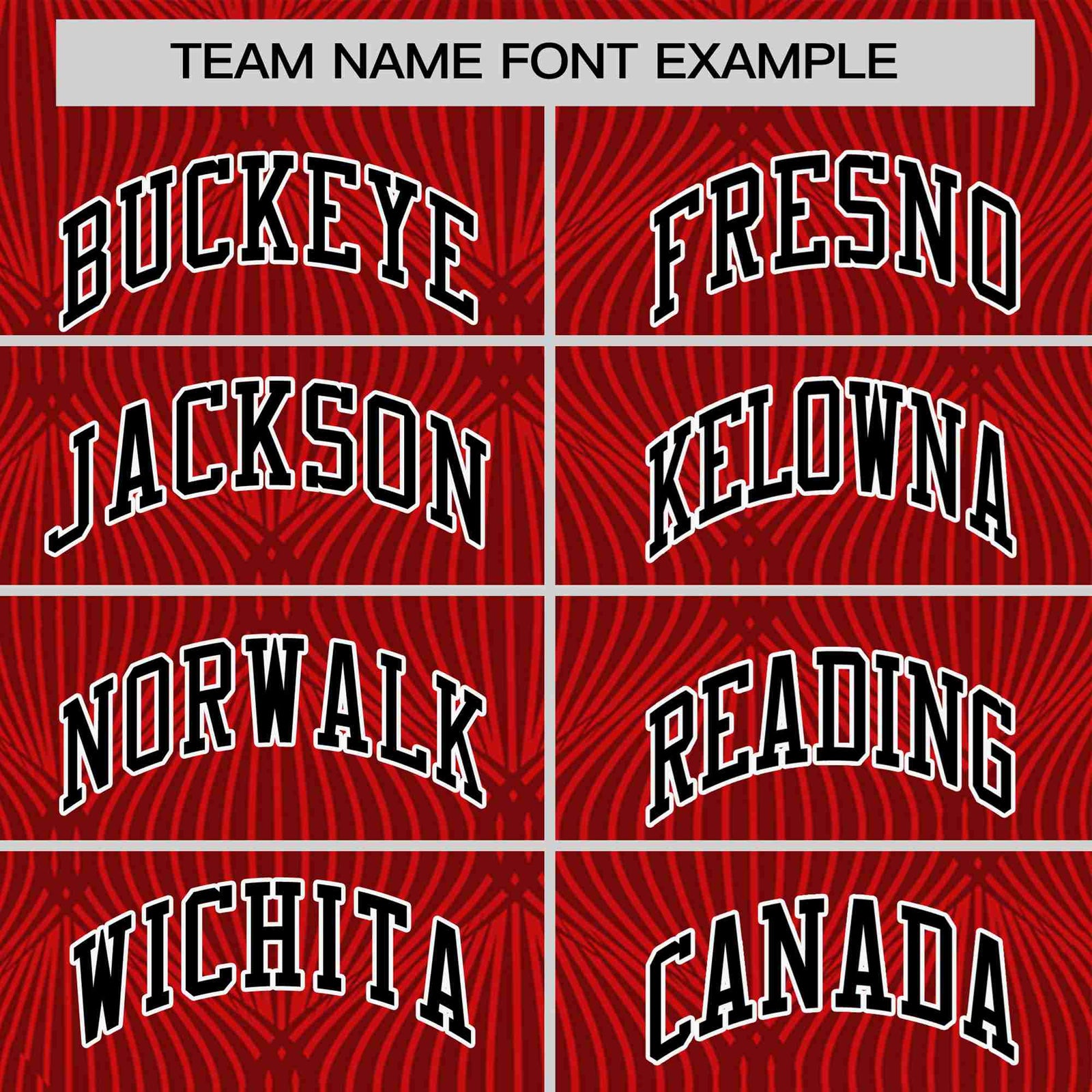 Custom Red Personalized Line Pattern Performance T-Shirt