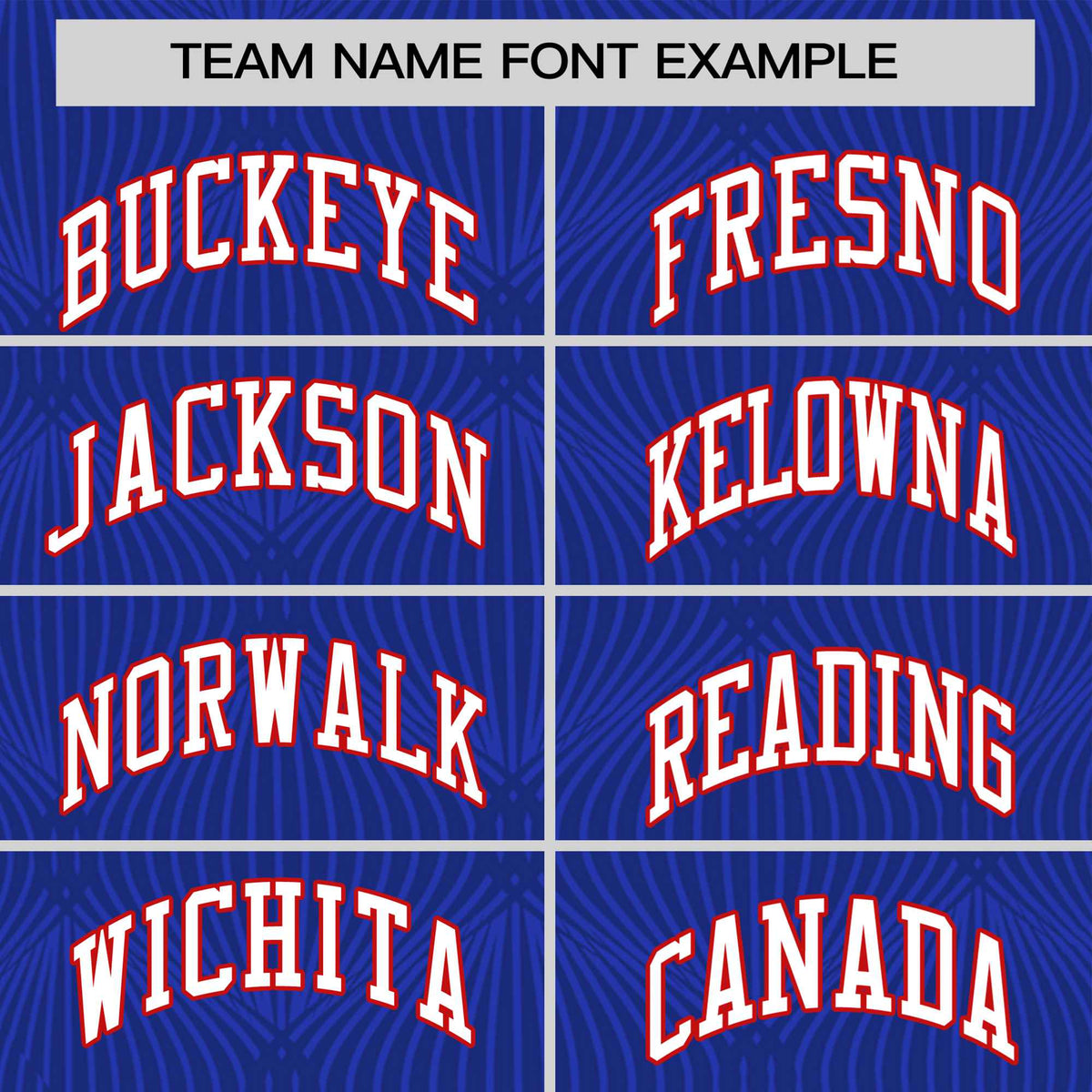 Custom Royal Blue Personalized Line Pattern Performance T-Shirt