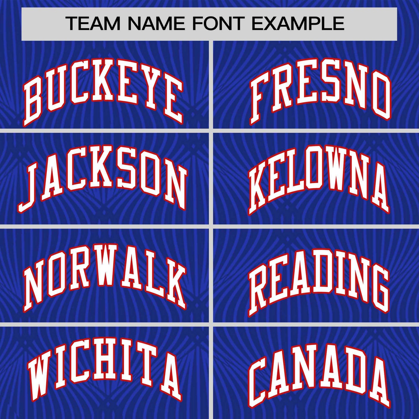 Custom Royal Blue Personalized Line Pattern Performance T-Shirt