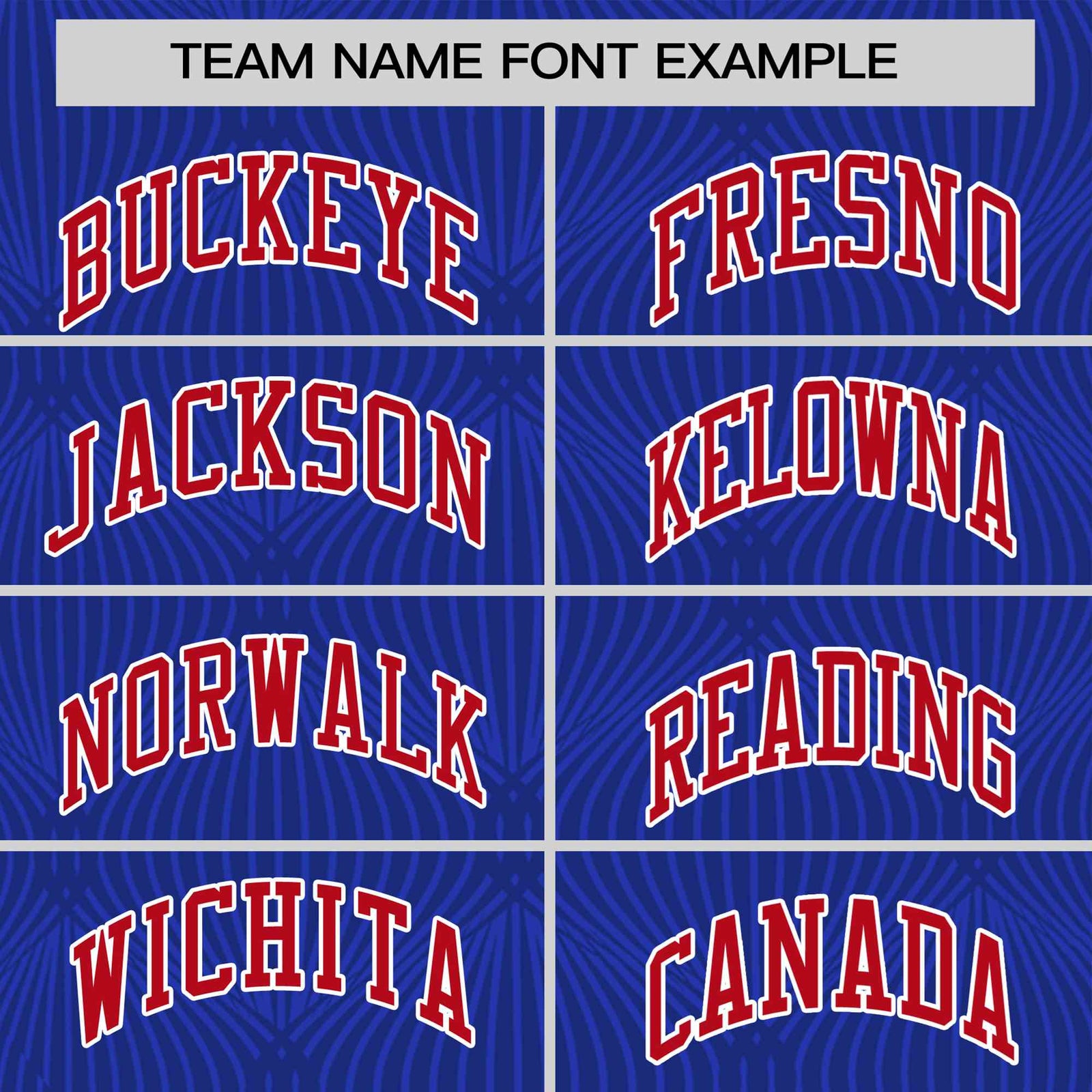 Custom Royal Blue Personalized Line Pattern Performance T-Shirt