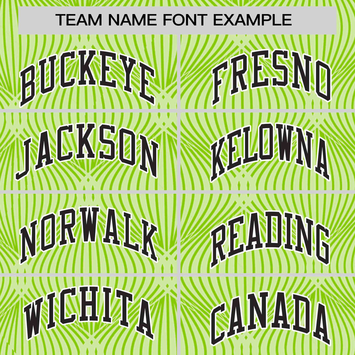 Custom Neon Green Personalized Line Pattern Performance T-Shirt