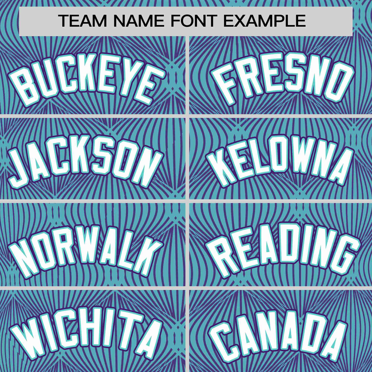 Custom Purple Personalized Line Pattern Performance T-Shirt